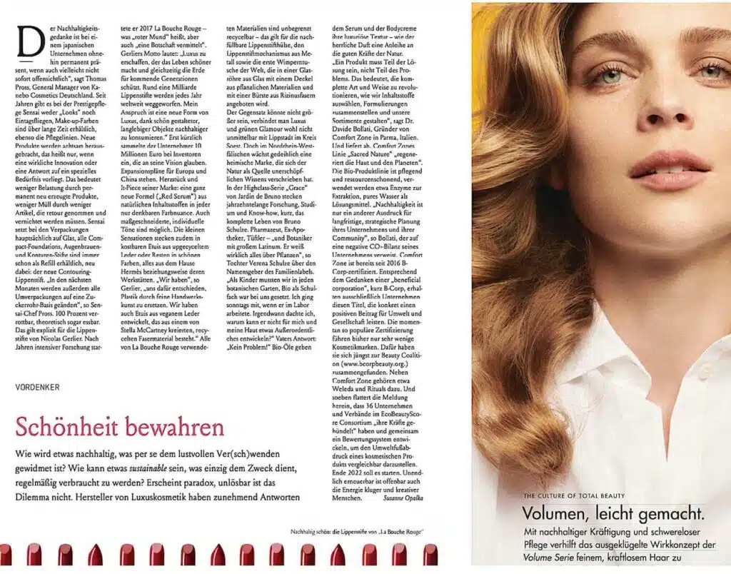 Welt am Sonntag | Icon über Jardin de Bruno Welt am Sonntag | Icon über Jardin de Bruno in der Presse.