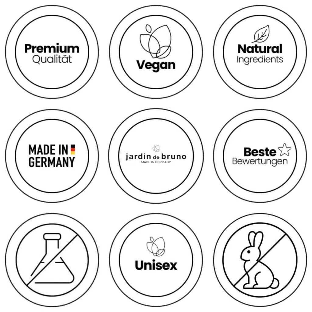 Jardin de Bruno, Naturkosmetik in premium Qualität. button frei