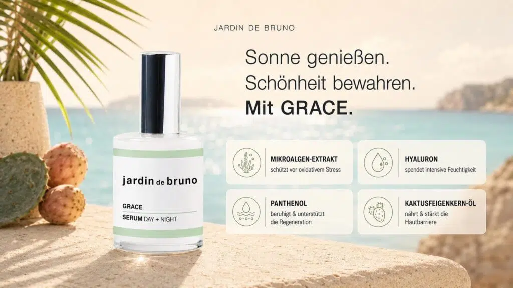 Jardin de Bruno 18 Serum Grace im Sommer